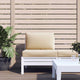 VIDAXL PALLET -Kissen 2 St. Stoff Beige