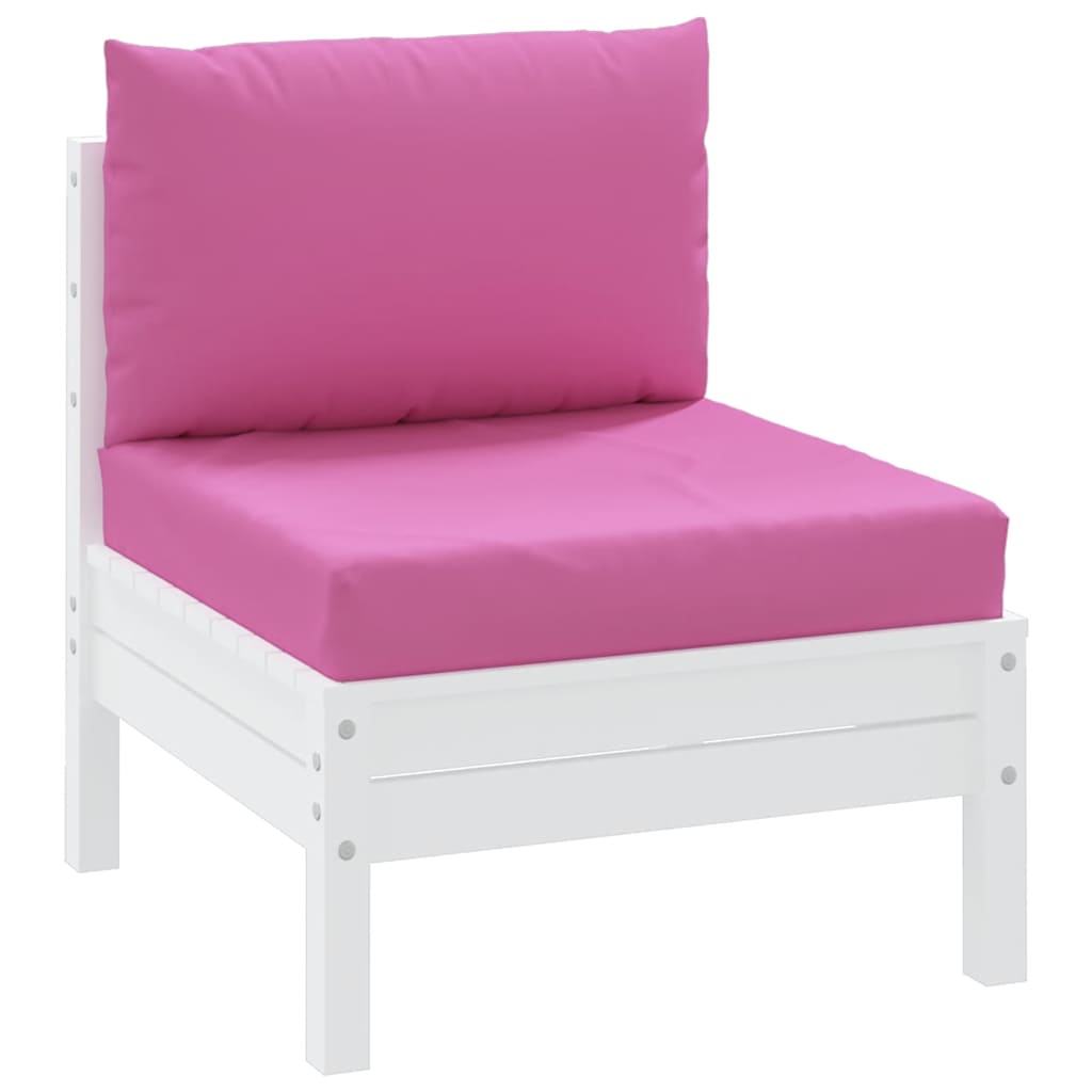 Vidaxl Palettenkissen 2 St. Oxford Stoff rosa
