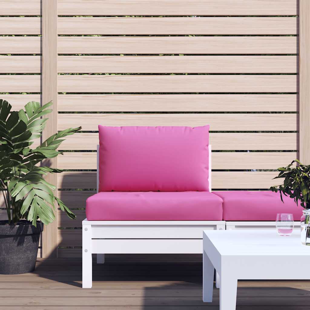 Vidaxl Palettenkissen 2 St. Oxford Stoff rosa