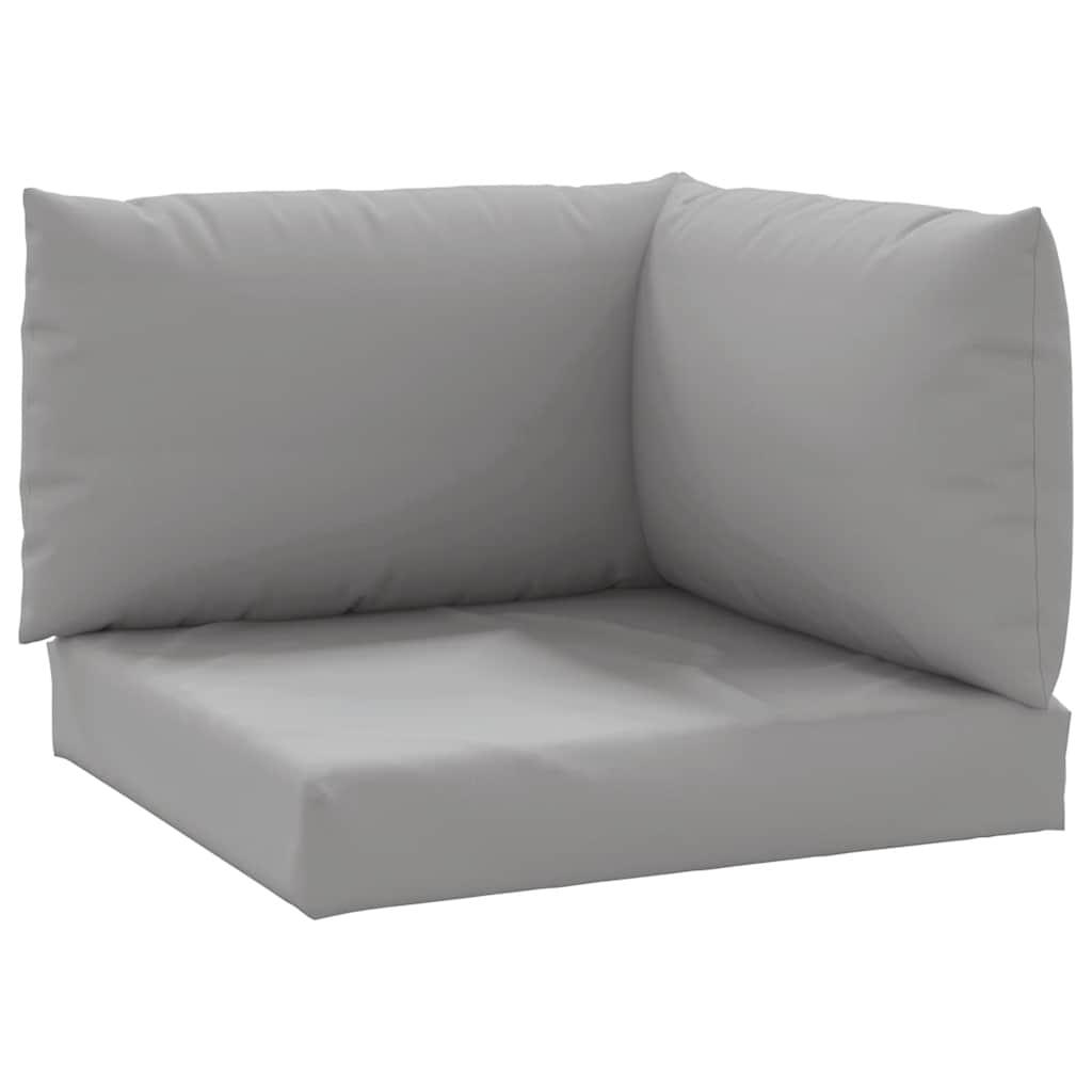 VidaXL pallet cushions 3 pcs oxford fabric gray