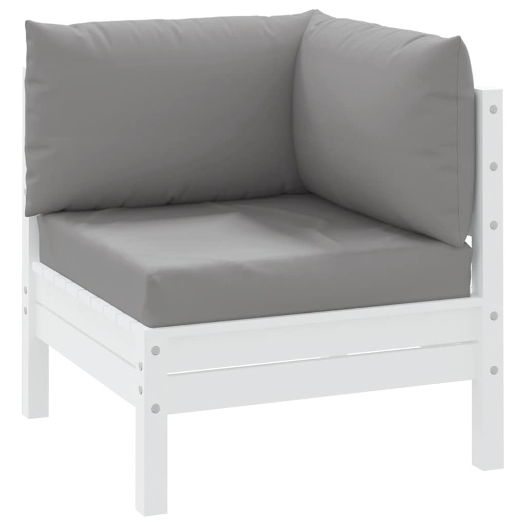 VidaXL pallet cushions 3 pcs oxford fabric gray