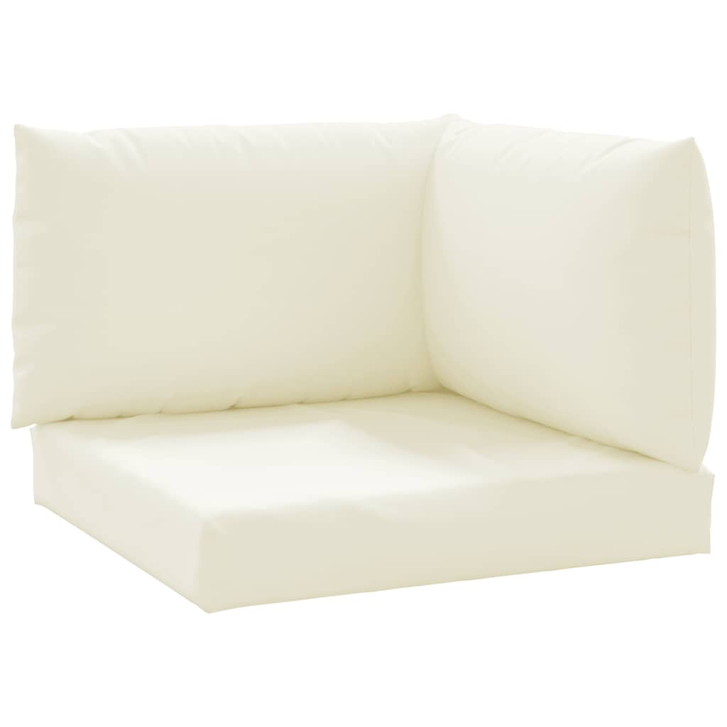 Vidaxl Palettenkissen 3 St. Oxford Fabric Crèmewit