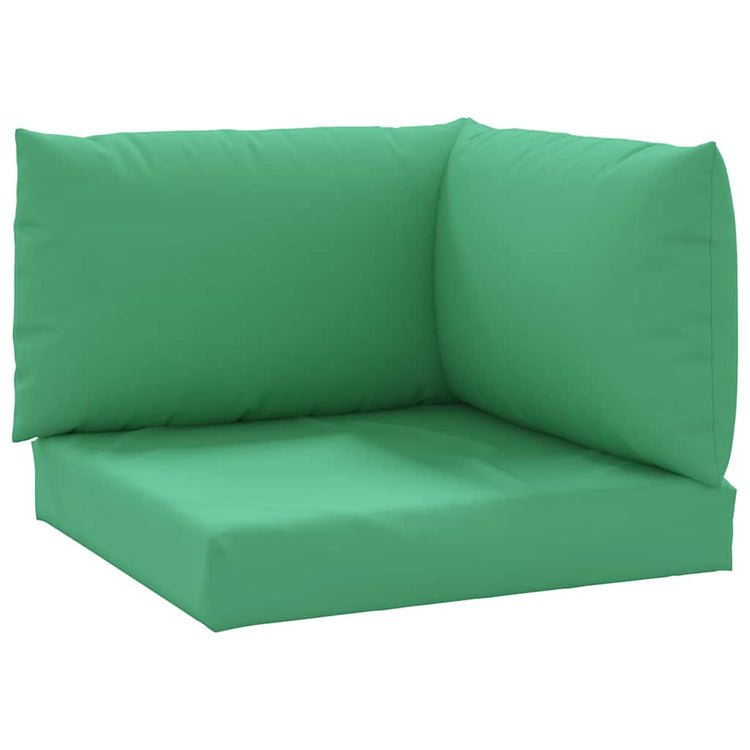 VidaXL pallet cushions 3 pcs oxford fabric green