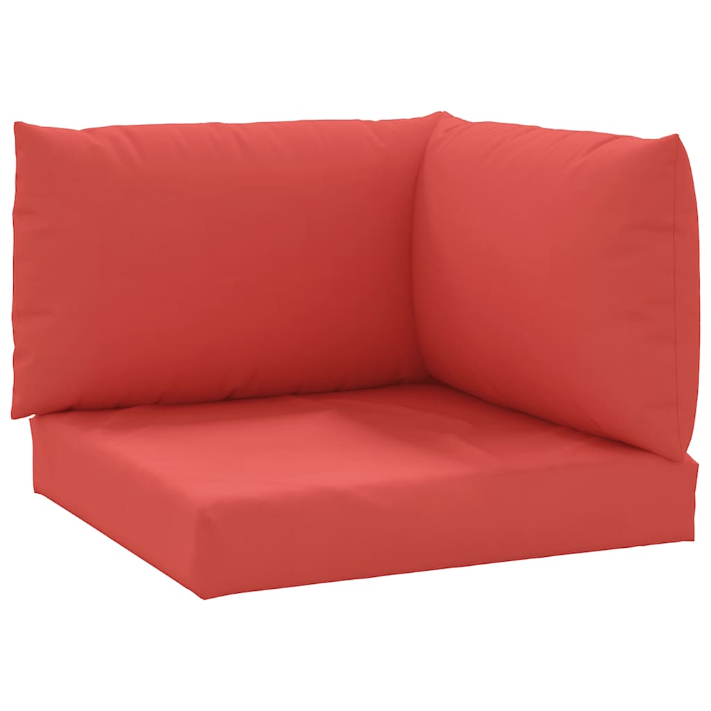 VidaXL pallet cushions 3 pcs oxford fabric red