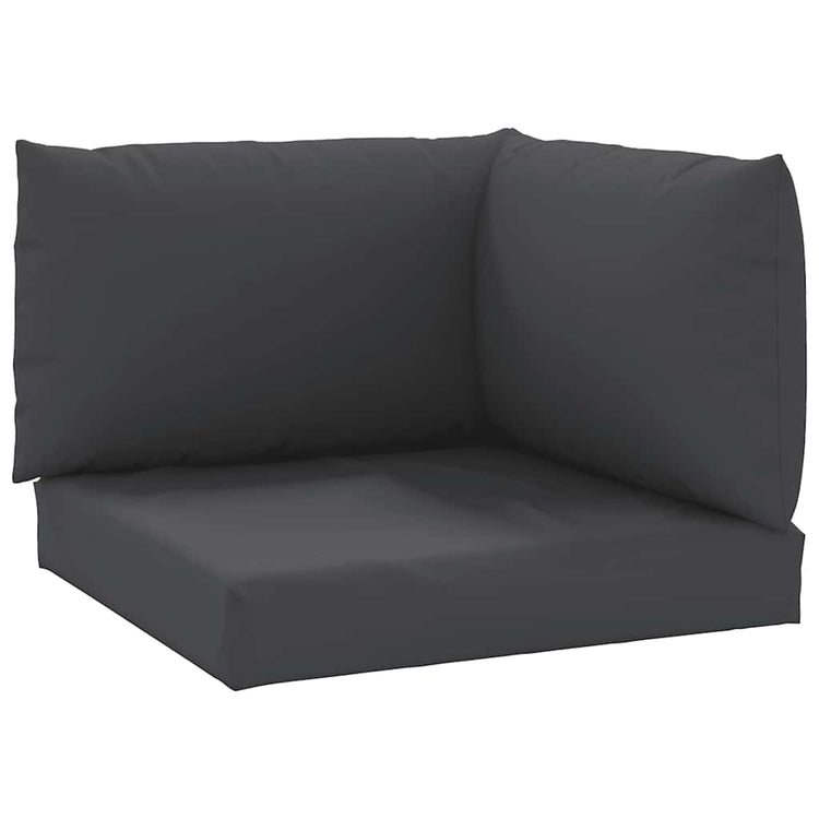 VidaXL pallet cushions 3 pcs oxford fabric black