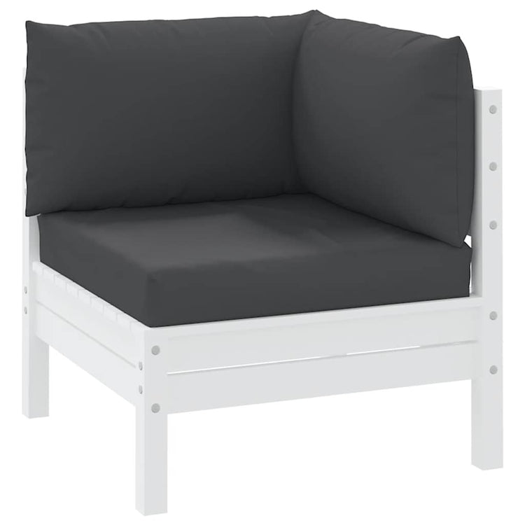 VidaXL pallet cushions 3 pcs oxford fabric black