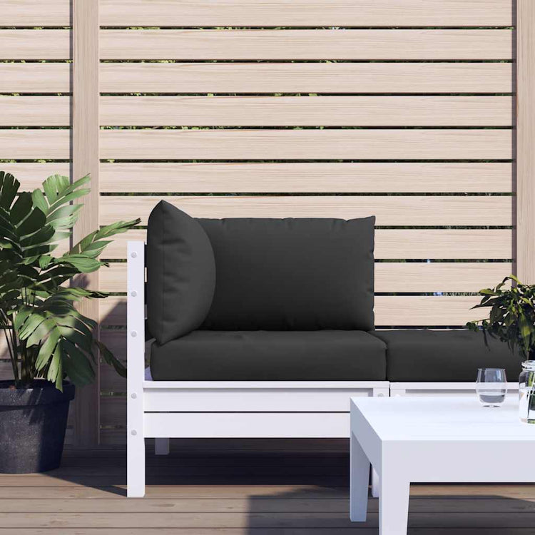 VidaXL pallet cushions 3 pcs oxford fabric black
