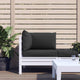 VidaXL pallet cushions 3 pcs oxford fabric black