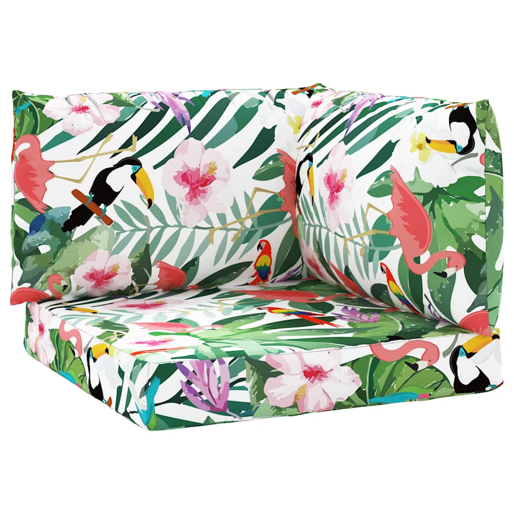 Vidaxl -Palettenkissen 3 St. Oxford Fabric Multi -Colored