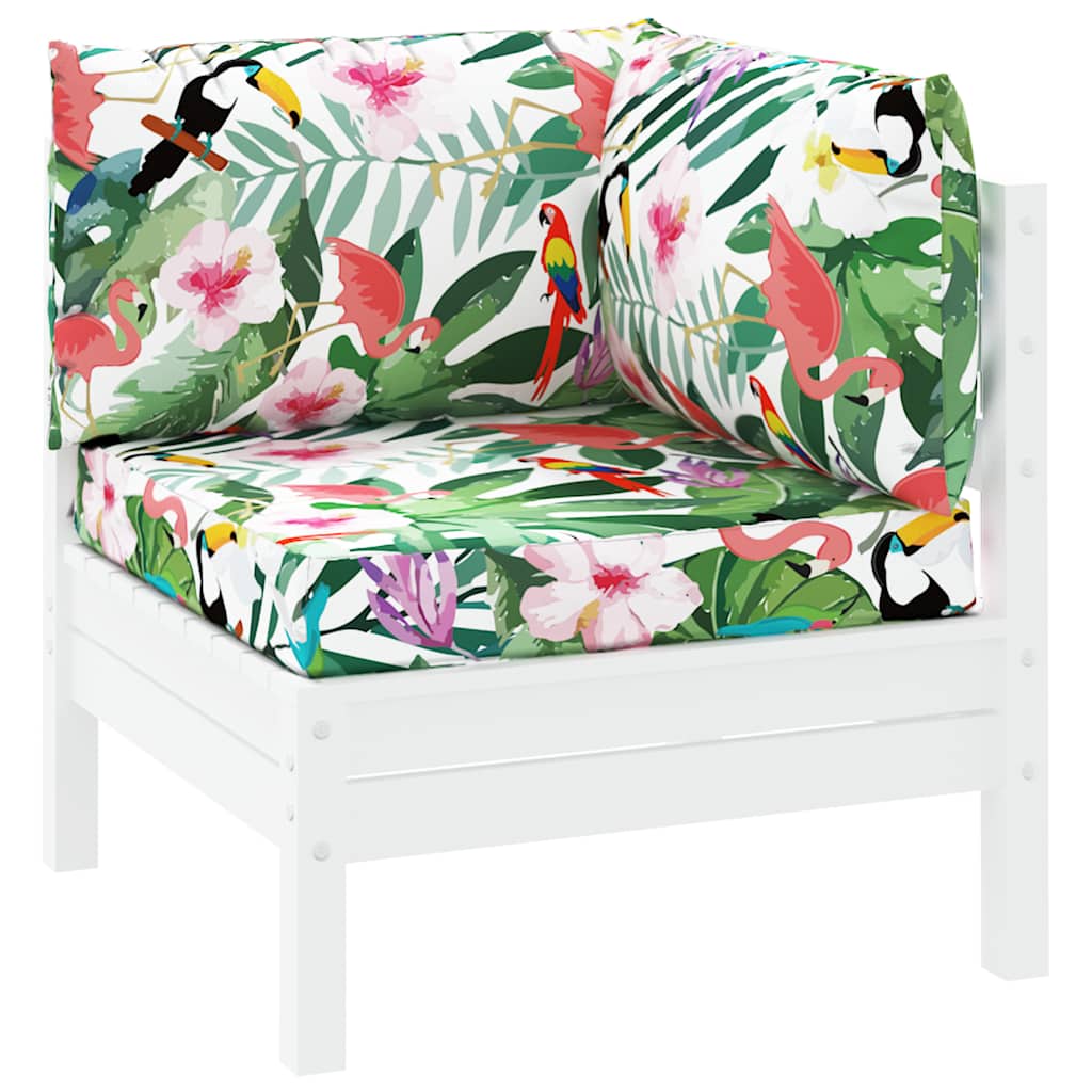 Vidaxl -Palettenkissen 3 St. Oxford Fabric Multi -Colored