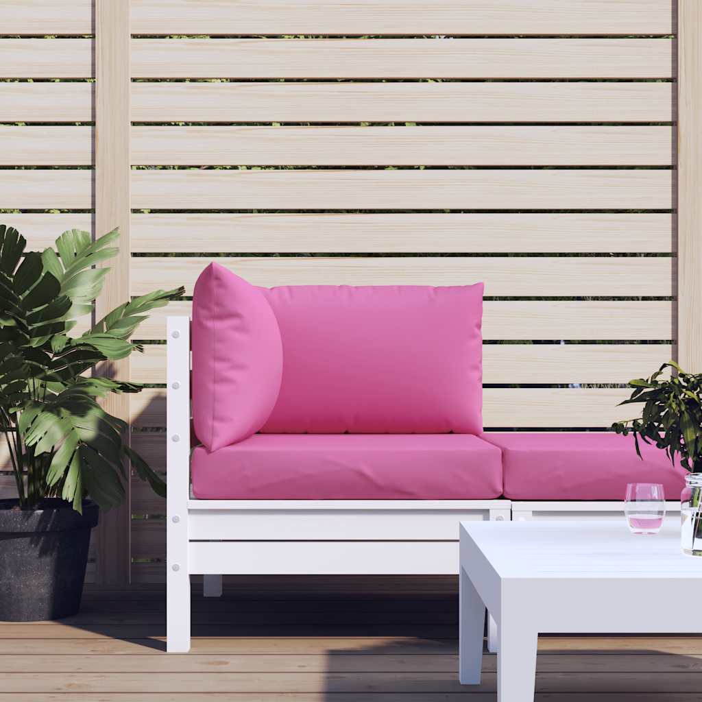 Vidaxl Palettenkissen 3 St. Oxford Stoff rosa