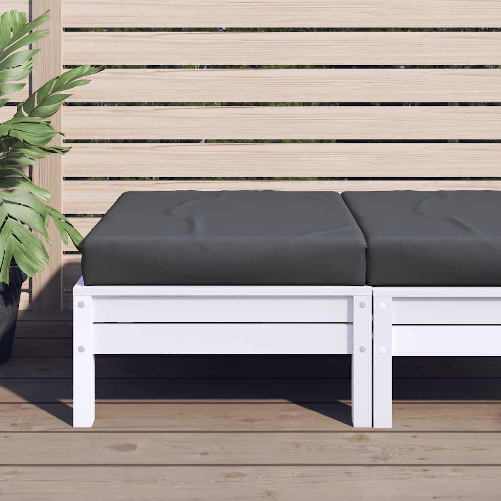 VIDAXL -Palettenkissen 60x60x8 cm Oxford Stoffanthrazit -gelöscht