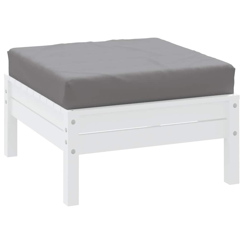 Vidaxl Palettenkissen 60x60x8 cm Oxford Stoff grau