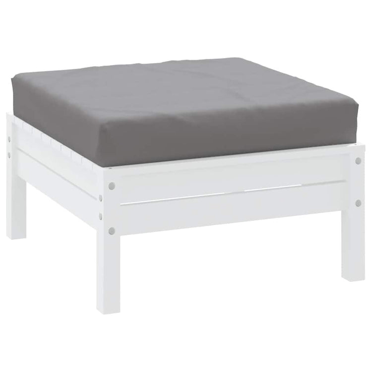 Vidaxl Palettenkissen 60x60x8 cm Oxford Stoff grau
