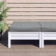 Vidaxl Palettenkissen 60x60x8 cm Oxford Stoff grau