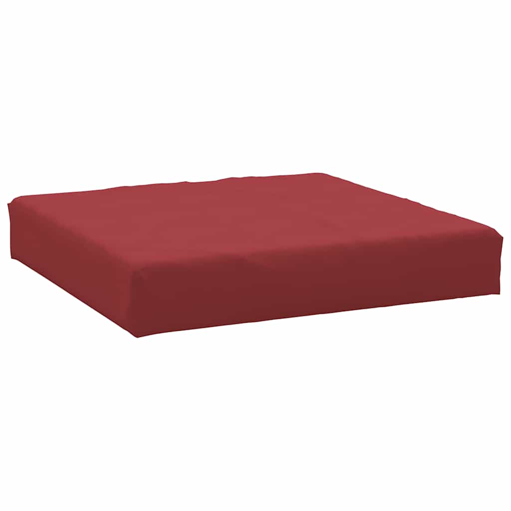 Vidaxl Palettenkissen 60x60x8 cm Oxford Stoff Wein rot