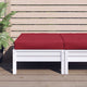 Vidaxl Palettenkissen 60x60x8 cm Oxford Stoff Wein rot