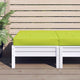 Vidaxl Palettenkissen 60x60x8 cm Oxford Stoff hellgrün