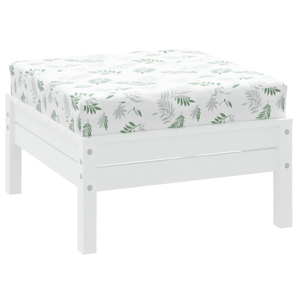 VIDAXL Palettenkissenblattmuster 60x60x8 cm Oxford Stoff