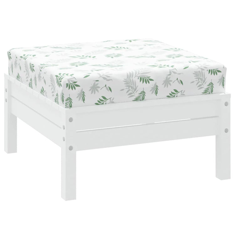 VIDAXL Palettenkissenblattmuster 60x60x8 cm Oxford Stoff
