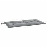 Vidaxl Gartenbank Kissen 110x50x7 cm Stoff grau - afbeelding 2