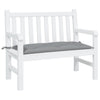 Vidaxl Gartenbank Kissen 110x50x7 cm Stoff grau