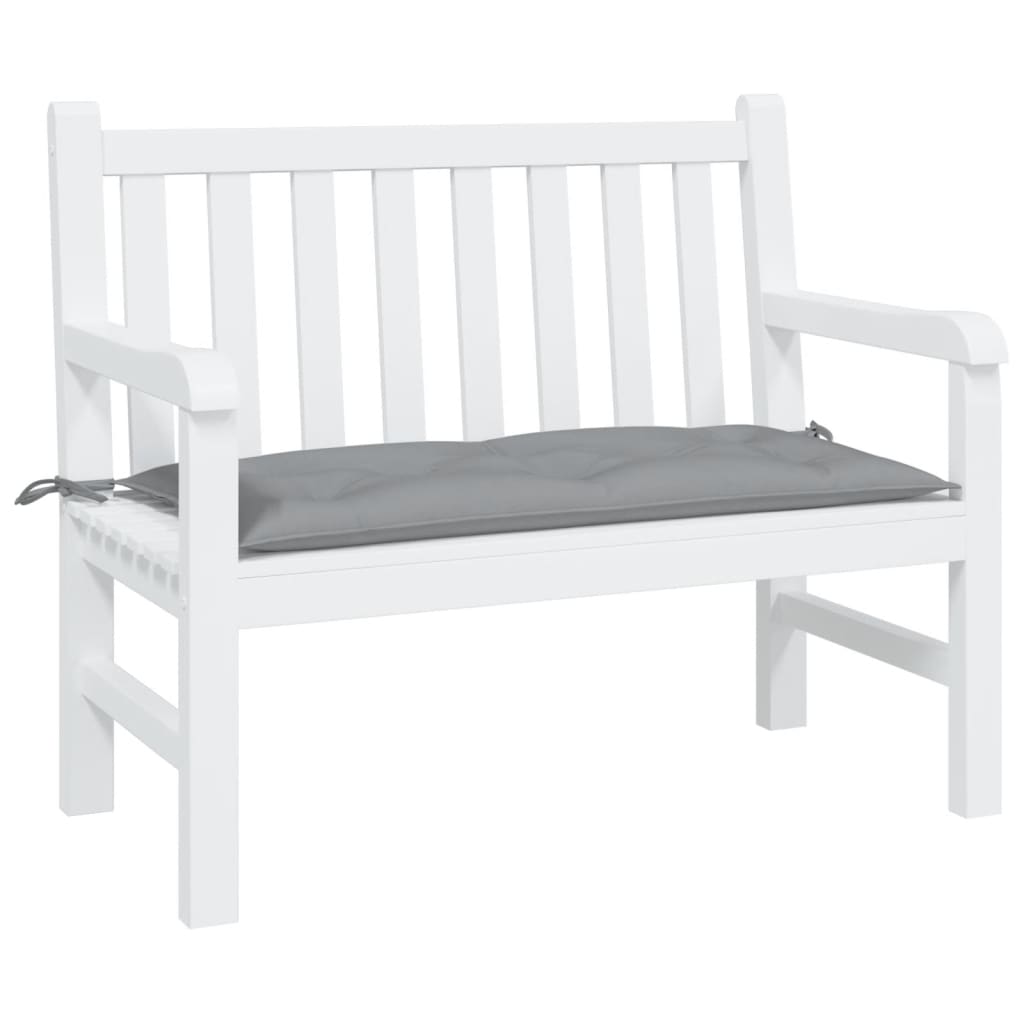 Vidaxl Gartenbank Kissen 110x50x7 cm Stoff grau