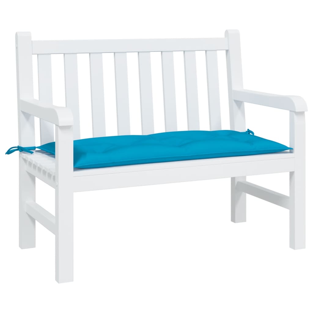 VidaXL Gartenbankauflage 110x50x7 cm Oxford-Stoff Hellblau