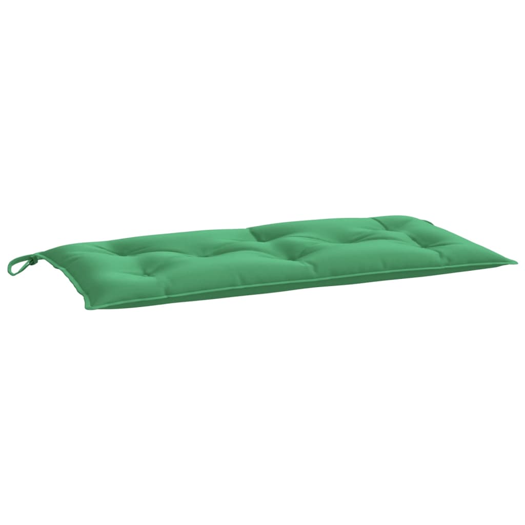 Vidaxl Garden Bench Kissen 110x50x7 cm Oxford Stoff grün