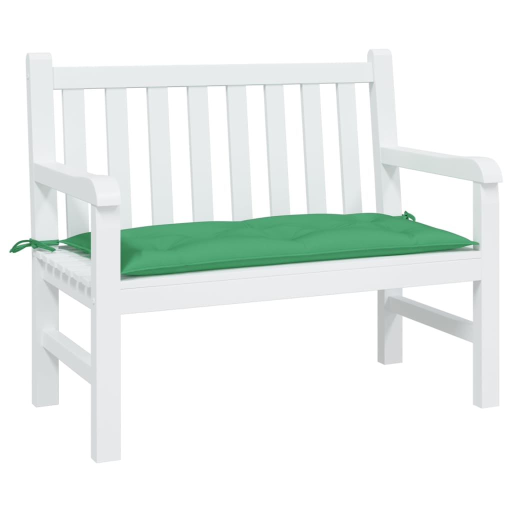 Vidaxl Garden Bench Kissen 110x50x7 cm Oxford Stoff grün