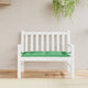 Vidaxl Garden Bench Kissen 110x50x7 cm Oxford Stoff grün