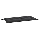 Vidaxl Garden Bench Kissen 110x50x7 cm Oxford Stoff schwarz - afbeelding 2