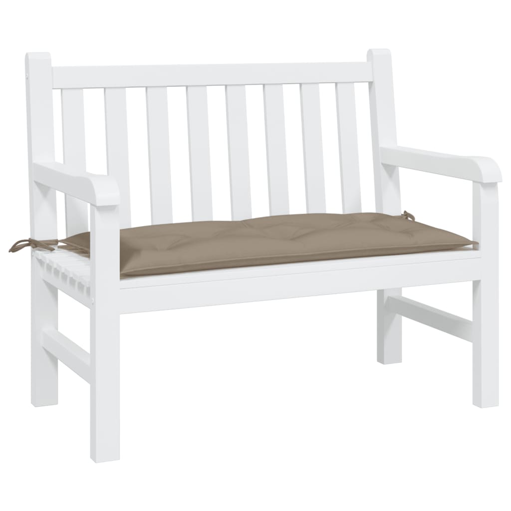 Vidaxl Garden Bench Kissen 110x50x7 cm Oxford Stofftaupe