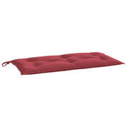 Vidaxl Garden Bench Kissen 110x50x7 cm Oxford Stoff Wein rot - afbeelding 2