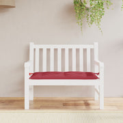 Vidaxl Garden Bench Kissen 110x50x7 cm Oxford Stoff Wein rot - afbeelding 1