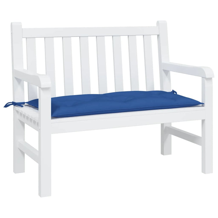 Vidaxl Garden Bench Kissen 110x50x7 cm Stoff blau