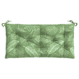 Vidaxl Gartenbank Kissenblattmuster 110x50x7 cm Stoff - afbeelding 2