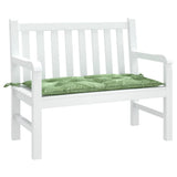 Vidaxl Gartenbank Kissenblattmuster 110x50x7 cm Stoff - afbeelding 3