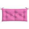 Vidaxl Gartenbank Kissen 110x50x7 cm Stoff rosa