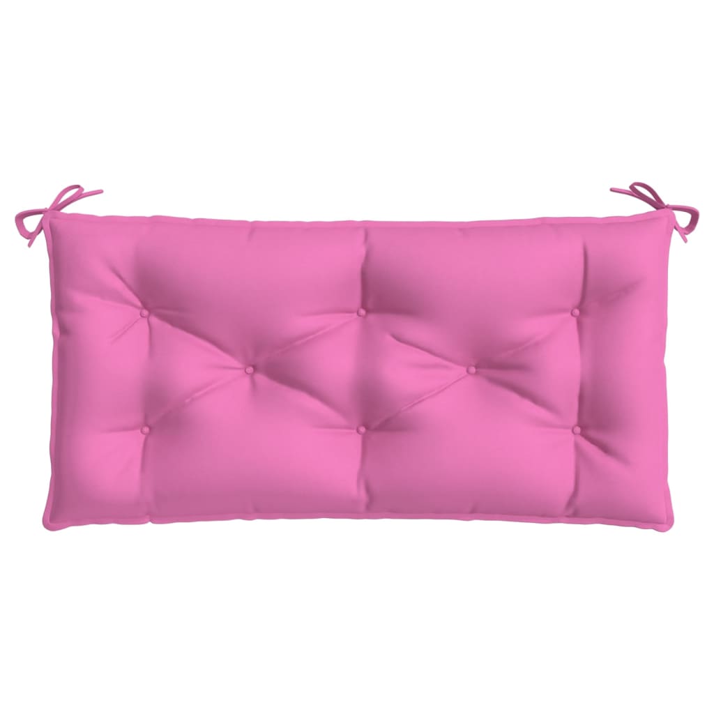 Vidaxl Gartenbank Kissen 110x50x7 cm Stoff rosa