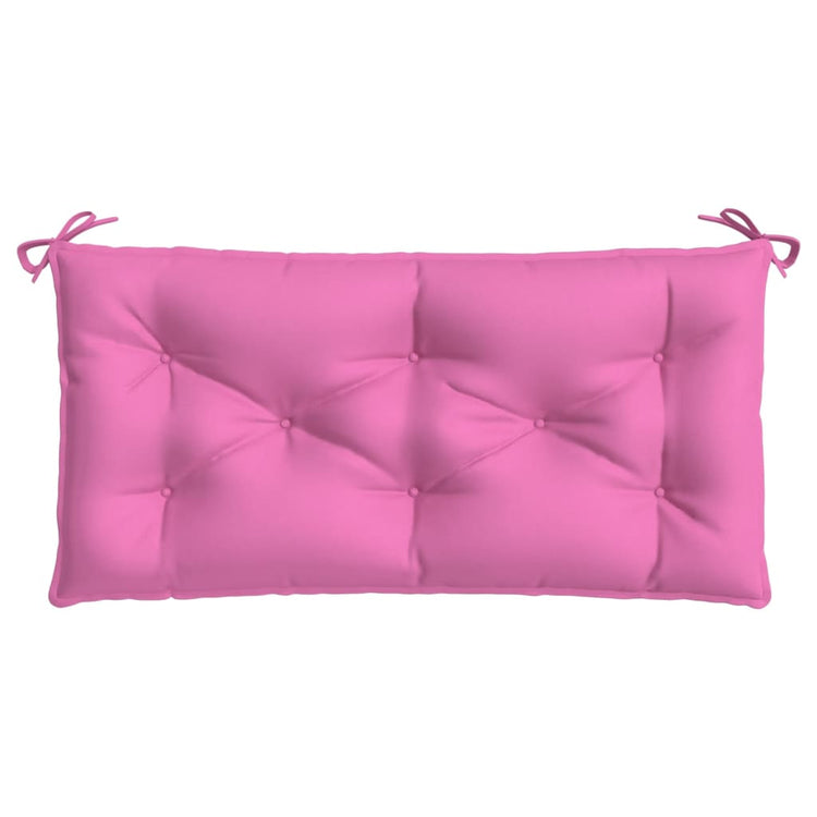 Vidaxl Gartenbank Kissen 110x50x7 cm Stoff rosa