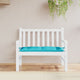 Vidaxl Garden Bench Kissen 110x50x7 cm Stoff Türkis