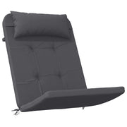 VIDAXL -Stuhlkissen 2 St Adirondack Oxford Stoffanthrazit -gelenkt - afbeelding 3