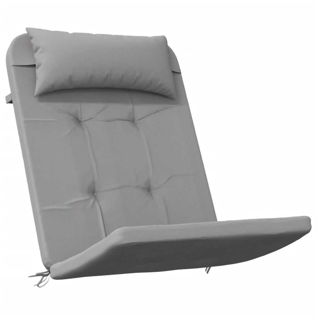 Vidaxl Stuhlkissen 2 St Adirondack Oxford Stoff grau