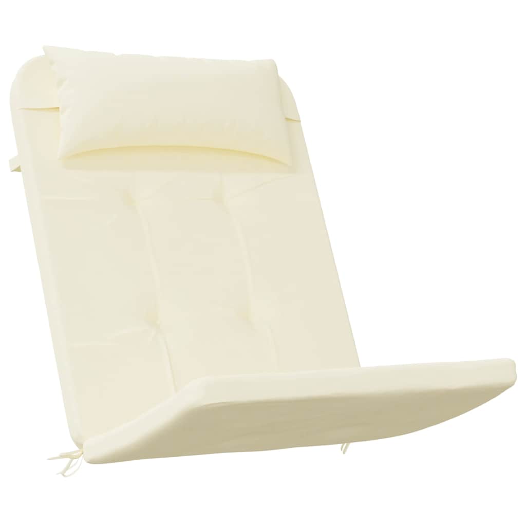 Vidaxl -Stuhlkissen 2 St Adirondack Oxford Stoff Crème clever