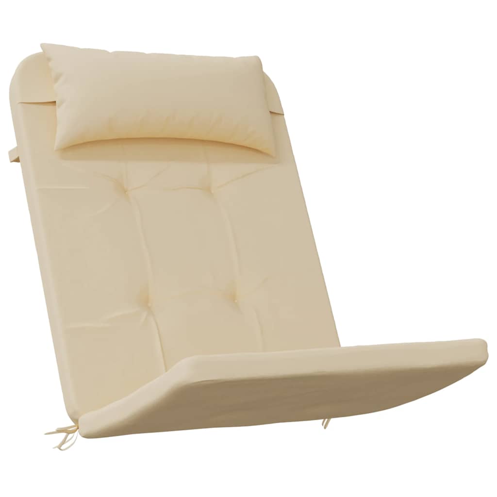VidaXL Stuhlkissen 2 Stück Adirondack Oxford Stoff beige