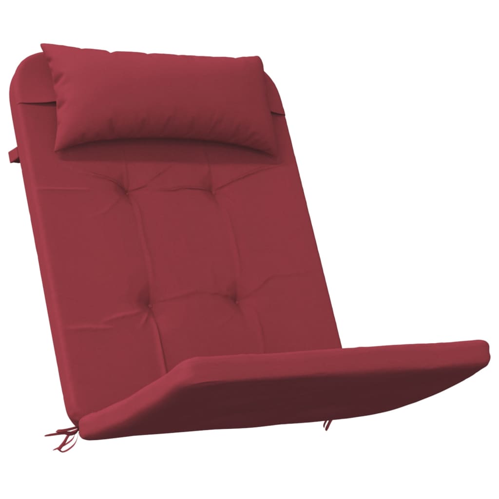 VidaXL Stuhlkissen 2 Stk. Adirondack-Oxford-Stoff weinrot