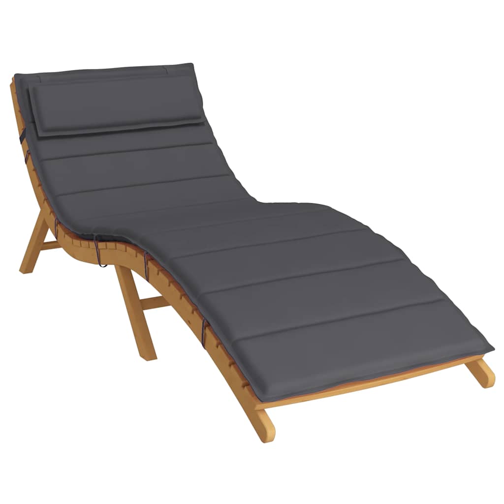 Vidaxl Lounger Kissen 180x60x3 cm Oxford Stoffanthrazit -gelöscht
