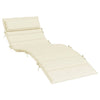 Vidaxl Lounger Kissen 180x60x3 cm Oxford Fabric Cream -Colored
