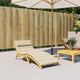 Vidaxl Lounger Kissen 180x60x3 cm Oxford Stoff Beige